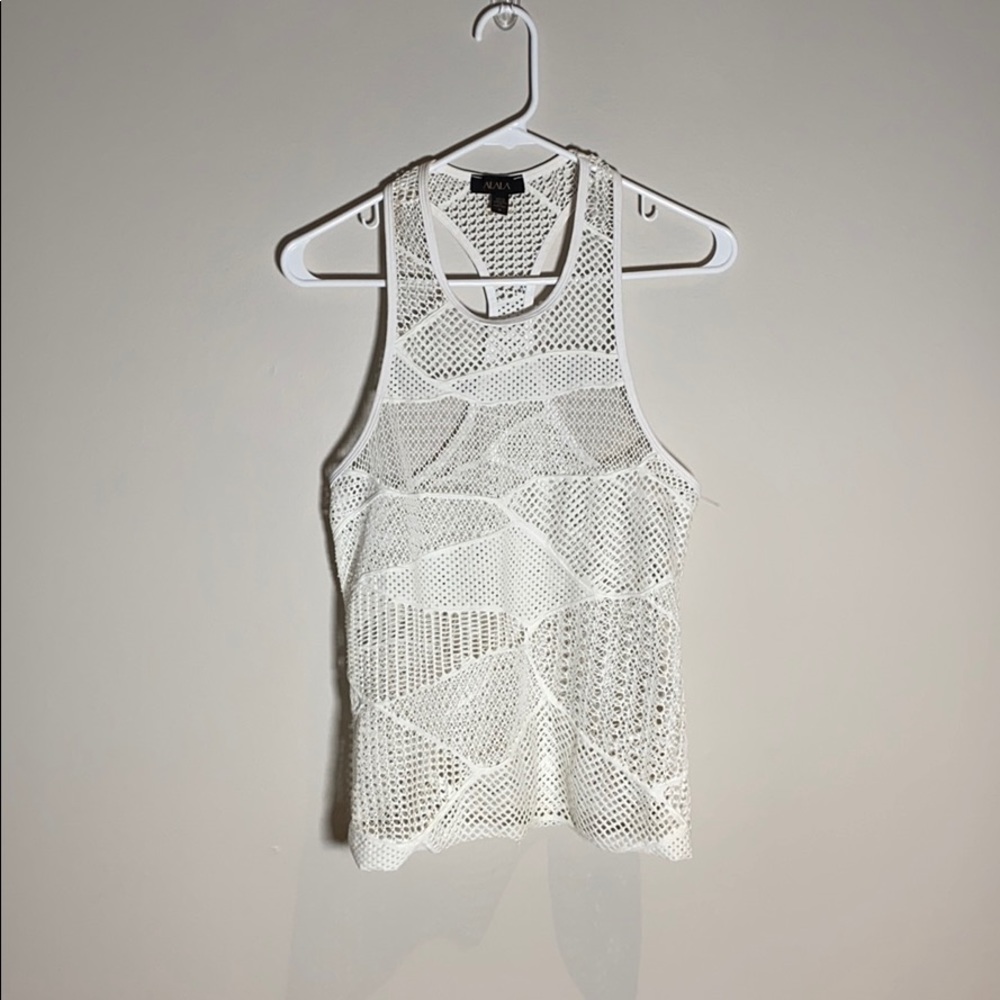 Alala mesh workout top - XS - white